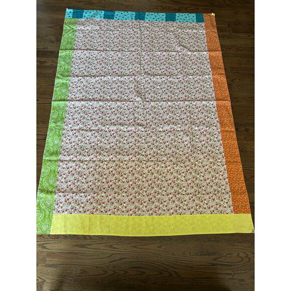 Anthropology caught in made in India, new table cover, colorful  60”X84” double - Picture 1 of 7